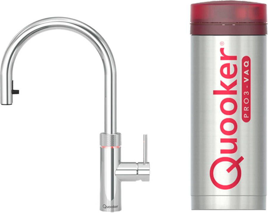 Quooker Flex met PRO3 boiler 3-in-1 kokend water kraan Chroom