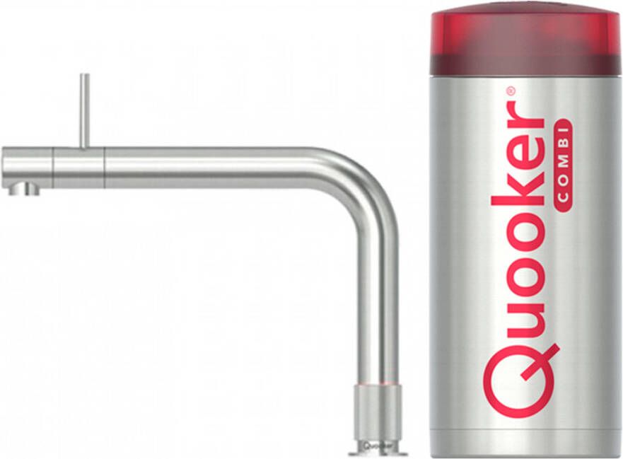 Quooker Front met COMBI+ boiler 3-in-1 kokend water kraan RVS - Foto 1