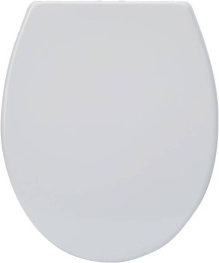 Saqu Tweedekans Clear toiletbril met softclose en quick release 37 2x44 6x5 2cm Mat wit 04431