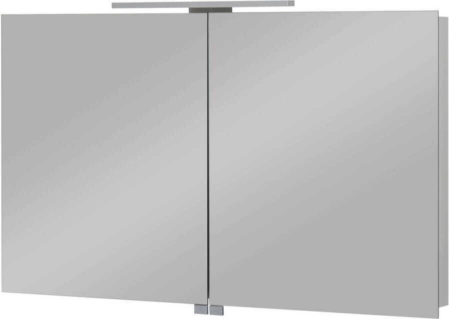 Saqu Tweedekans Essentials Spiegelkast met LED verlichting 120x60x14 cm