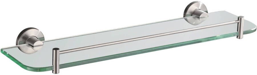 Saqu Steel Planchet 54 cm Glas RVS