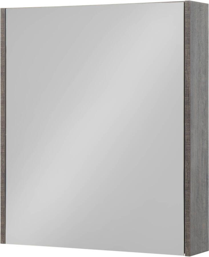 Saniselect Socan Spiegelkast 60x14x70 cm Kasteel Bruin