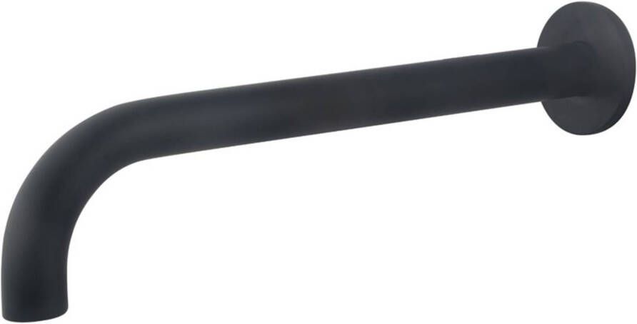 Saqu Universal inbouw uitloop 30cm mat zwart