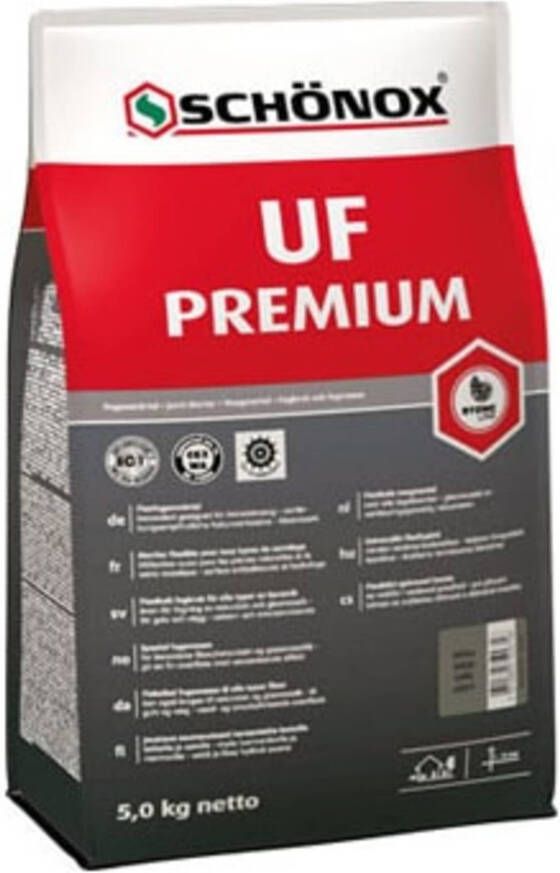 Schonox Uf-Premium Slibbare Universele Flexvoeg 5kg Wit