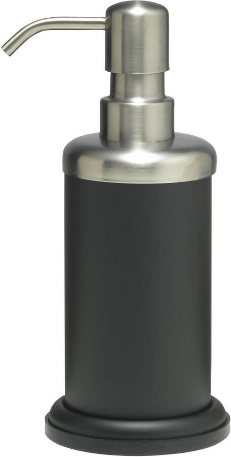 Douche Concurrent Zeepdispenser Sealskin Acero RVS Zwart 7.7x18.5cm