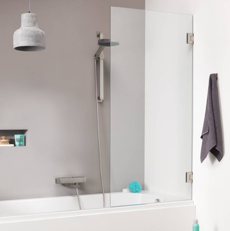 Sealskin I AM badwand 1 delig 750 breed 1600 hoog Roestvrij staal helder glas met antikalk CSK010755325100