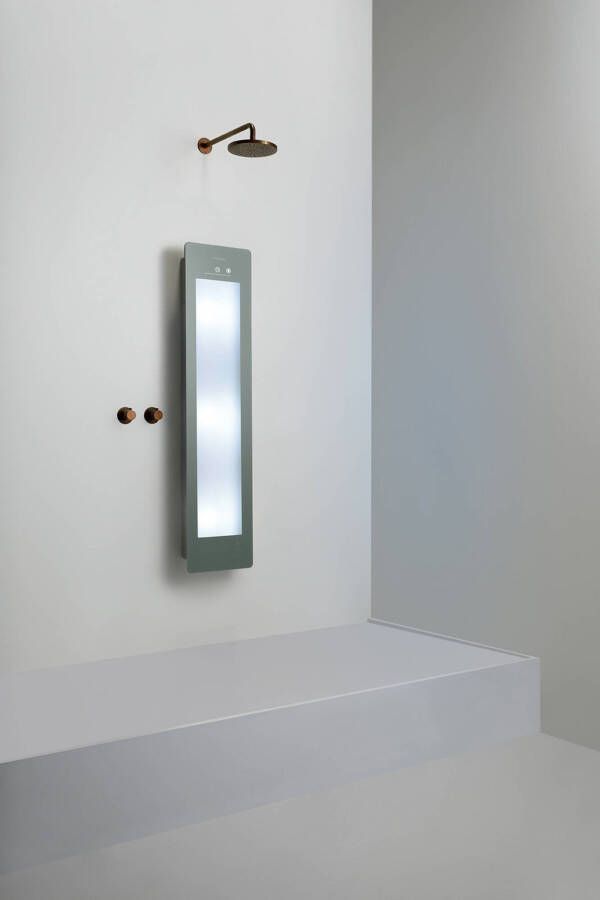 Sunshower Plus M opbouw vlak met infrarood en UV-licht organic grey