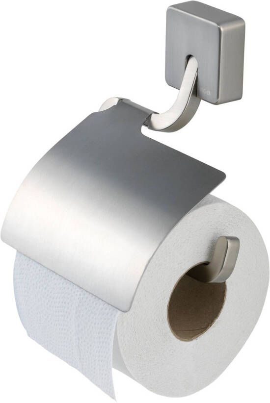 Tiger Impuls Toiletrolhouder met klep RVS geborsteld 13.5x17.9x2.7cm 386630946
