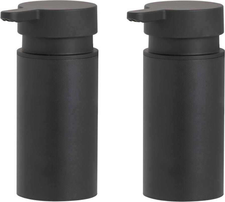 Tiger Noon zeepdispenser 5 5x8x13cm zwart set van 2 stuks
