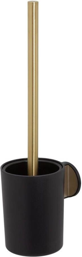 Tiger Tweedekans Tune toiletborstel met houder hangend 9 6x12 1x38 2cm geborsteld metaal zwart 03937