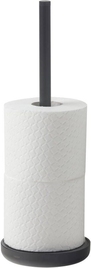 Douche Concurrent Reserverolhouder Tiger Bold Staand Metaal Mat Zwart met 3 Kapjes - Foto 2