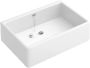 Villeroy & Boch O&apos;novo gootsteen 49.5x40x17cm met overloop wit 63210001 - Thumbnail 2