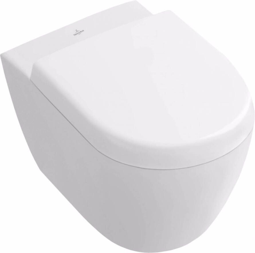 VILLEROY&BOCH Villeroy&amp Boch Subway 2.0 keramisch wandcloset compact diepspoel. Afmeting 365x355x480mm wit