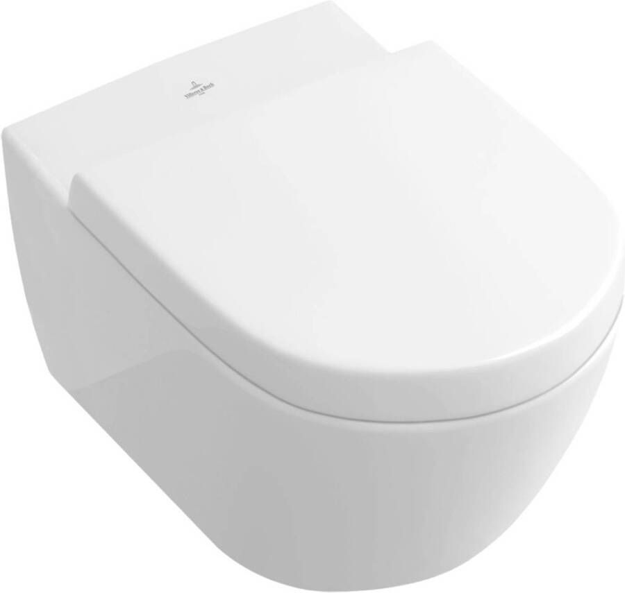 VILLEROY&BOCH Villeroy&amp Boch Subway 2.0 Direct Flush wandcloset. Diepspoel geschikt voor 6 liter spoeling. Kleur wit.