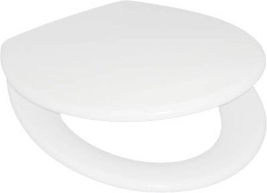 WISA Star S closetzitting met deksel universeel softclose quick-release RVS scharnieren wit 1409263301 - Foto 2