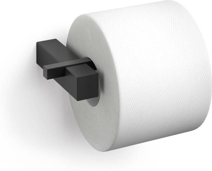 Zack Carvo Toiletrolhouder zonder klep zwart 40500