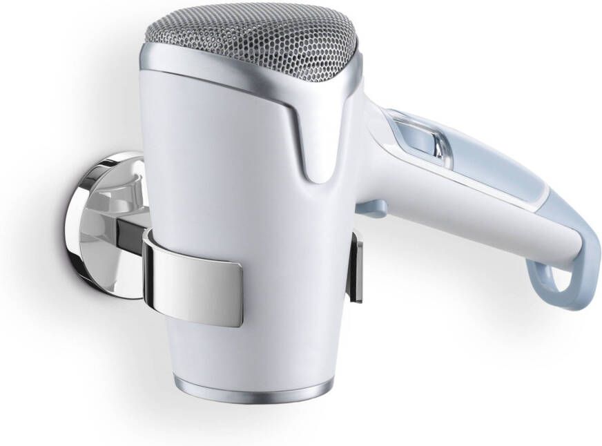 Zack Scala Föhnhouder 6.5X12X12.5cm Spiegelglans RVS 40054 - Foto 2