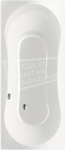 BeterBad-Xenz Beterbad Xenz Dominica (170x75x44cm) Geintegreerd Douchegedeelte 200L Acryl Wit
