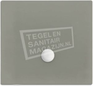 BeterBad-Xenz Flat zelfdragende douchebak 100x100x3.5 cm acryl cement mat