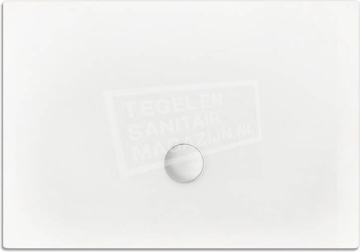 BeterBad-Xenz Flat zelfdragende douchebak 140x90x3.5 cm acryl wit glans