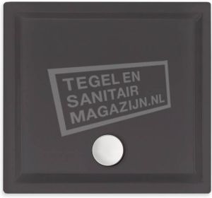 BeterBad-Xenz Mariana 100x100x4 cm douchebak acryl antraciet mat