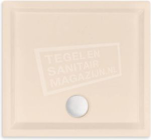 BeterBad-Xenz Mariana 100x100x4 cm douchebak acryl creme mat