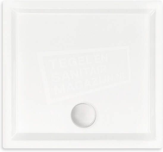 BeterBad-Xenz Mariana 100x100x4 cm douchebak acryl wit glans