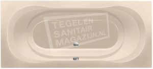 BeterBad-Xenz Martinique 180x80 cm duobad 200L Creme mat