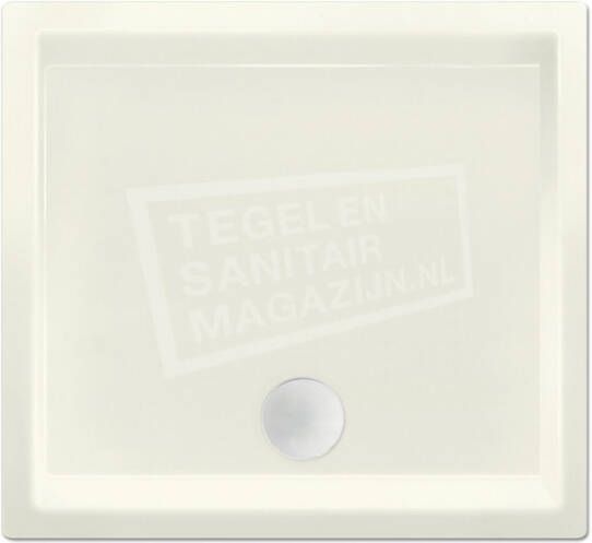 BeterBad-Xenz Society 80x80x12 cm douchebak acryl edelweiss mat