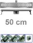 Bibury 3e Generatie 50 cm RVS met flens en rooster - Thumbnail 1