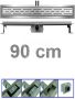 Bibury 3e Generatie 90cm RVS met flens en rooster - Thumbnail 1