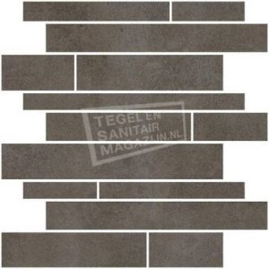 Bibury Strokenmix TSM2044Bruin Mat 5x60 10x60 15x60 cm
