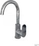 Brauer Chrome Edition Wastafelmengkraan opbouw hoog draaibaar ronde uitloop model C chroom 5-CE-003-R1 - Thumbnail 2