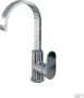 Brauer Chrome Edition Wastafelmengkraan opbouw hoog draaibaar platte uitloop model C chroom 5-CE-003-S1 - Thumbnail 2