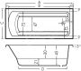 BeterBad-Xenz Beterbad Xenz Bodysize (170x90x50cm) Solobad 310L Acryl Wit - Thumbnail 2