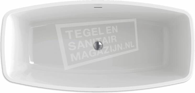 BeterBad-Xenz Moniek 170x80x60 cm vrijstaand bad wit glans