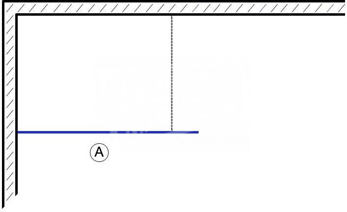 Beuhmer Diaz 100x200 cm inloopdouche met Muurprofiel 10 mm