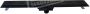 Bibury Douchegoot Mat zwart RVS 100 cm met flens en rooster - Thumbnail 2