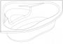 Bibury Whirlpool Milaan Combi Deluxe (145x145x45 4cm) Hoekbad Rond Elektronisch - Thumbnail 3