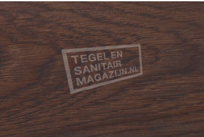 Forzalaqua Gela Spiegel 100x50x2cm met Lijst 4cm Havanna Massief Eiken