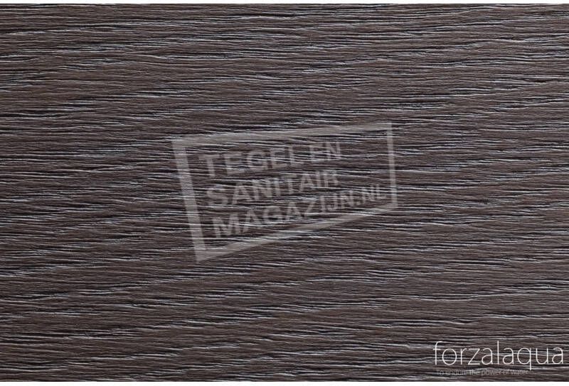 Forzalaqua Gela Spiegel 100x50x2cm met Lijst 4cm Silver Grey Massief Eiken