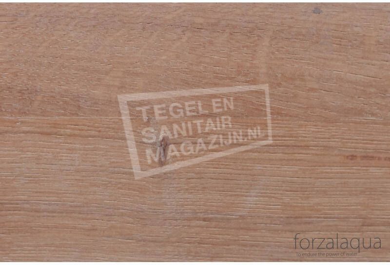 Forzalaqua Todi Kolomkast 40x35x50cm met 1 Deur Greeploos Smoke Massief Eiken