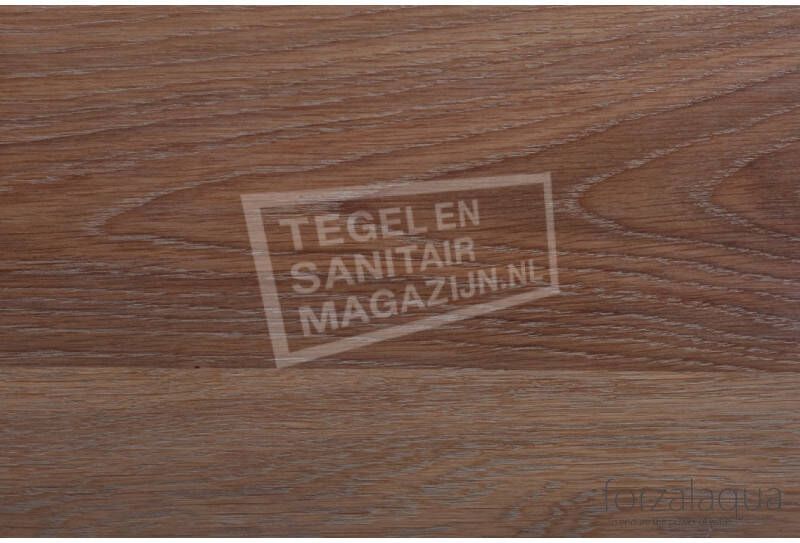 Forzalaqua Todi Spiegel 100x50x2cm met Lijst 4cm Oyster Massief Eiken