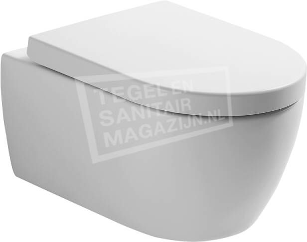Geberit Sanilux Sub Compact wandcloset EasyFlush met UP320 en Sigma01 bedieningspaneel