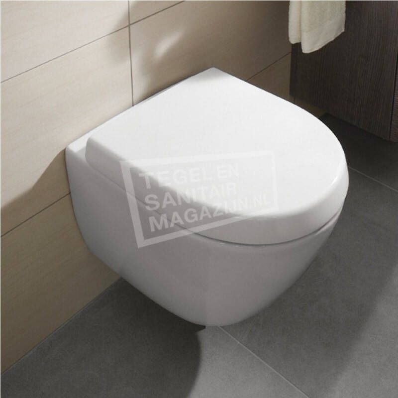 Geberit Villeroy & Boch Subway 2.0 Compact toiletset met UP720 en Sigma01 bedieningspaneel