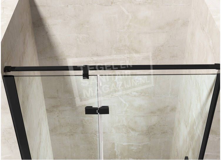 Gradara Black Edition Mover (100x200 cm) draaideur met vast paneel 8 mm NANO