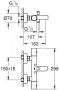 Grohe Grohtherm 1000 cosmopolitan thermostatische badkraan hoh=15 cm met omstel en koppelingen - Thumbnail 2