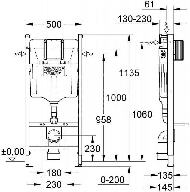 Grohe Inbouwreservoir Solido (50x113 5x14 5)