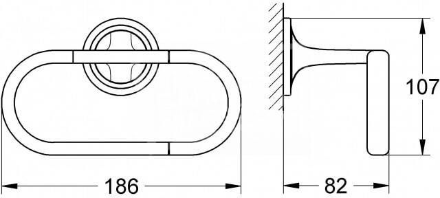 Grohe Ondus Closetrolhouder