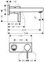 Hansgrohe Metris S afbouwdeel voor inbouw wandkraan met uitloop 22 5cm chroom 31163000 - Thumbnail 2